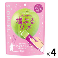 塩分補給 塩分対策 個包装 お配り菓子 井村屋　ワンプッシュゼリー　塩ぷるウメ　6本 1セット(1個×4) 井村屋