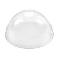 竹内産業 テイクアウト用プラカップ 共通フタ（ドームタイプ）（320・370・420・510ml兼用） 1セット（200個：100個入×2袋）