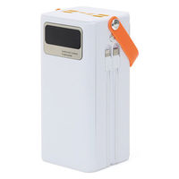 TOHO 大容量コンパクトバッテリー&ソーラーパネルセット ホワイト a3448220 1台（直送品）