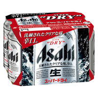 アサヒビール アサヒ スーパードライ 6缶マルチパック 350mlx6x4 4901004006721 1セット(4パック入)（直送品）