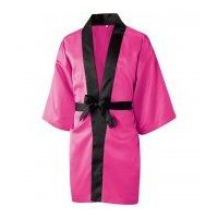 マスダ サテンハッピ ロング丈 ピンク L ST-990-P04-L 1枚（直送品）