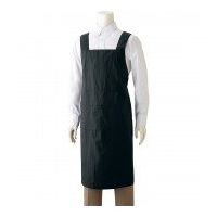マスダ シワシワエプロン ブラック S WAO-48-Z24-S 1枚（直送品）