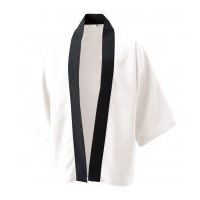 マスダ 風とおるハッピ ホワイト M DOT-820-A01-M 1枚（直送品）