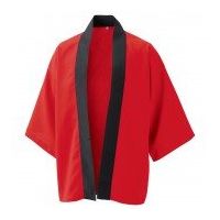 マスダ 風とおるハッピ 赤 L DOT-820-A05-L 1枚（直送品）