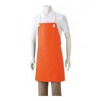マスダ レザーエプロン オレンジ BA-1005-MA06 1枚（直送品）