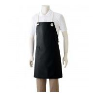 マスダ レザーエプロン ブラック BA-1005-MA18 1枚（直送品）
