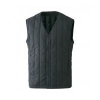 マスダ キルトベスト チャコール M GX-211-T07-M 1枚（直送品）