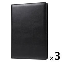 伊藤忠リーテイルリンク 合皮製折り畳みバインダー A4サイズ WD-082 1セット(1冊×3)
