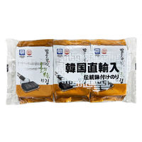 韓国味付け海苔 8切7枚 3袋入 1個 オリオンジャコー