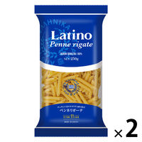 ラティーノ ペンネリガーテ 袋 250g ゆで時間11分 1セット（1個×2）富永貿易 パスタ ギリシャ