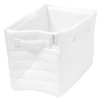 キルティング収納BOX(S) ホワイト LAKOLE/ラコレ