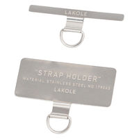 【LAKOLE/ラコレ】 ステンレスストラップホルダー シルバー