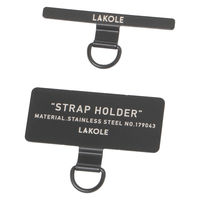 ステンレスストラップホルダー ブラック LAKOLE/ラコレ