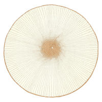 ペーパーランチョンマットサークル ナチュラル LAKOLE/ラコレ