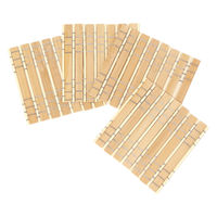 4枚セット バンブーコースター ナチュラル LAKOLE/ラコレ