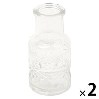 ミニミニガラス一輪挿し ボトル 1セット（1個×2） LAKOLE/ラコレ