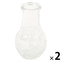 ミニミニガラス一輪挿し マル 1セット（1個×2） LAKOLE/ラコレ