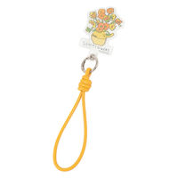 （世界の名作）ハンドストラップ ひまわり LAKOLE/ラコレ