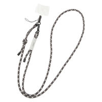 6mmマルチクロススマホストラップ グレー LAKOLE/ラコレ
