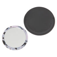 ケース付きマーブルミラー ブラック LAKOLE/ラコレ