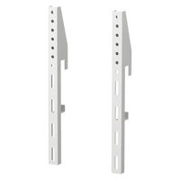 サンワサプライ eデスクハンギングバー用ディスプレイブラケット ホワイト EST-HGPL1W 1台（直送品）