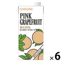 カゴメ ホテルレストラン用 ピンクグレープフルーツ 1Lパック 1箱（6本入）