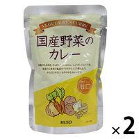 ムソー 国産野菜のカレー やさしい甘口 1人前・200g 1セット（1個×2）レトルト
