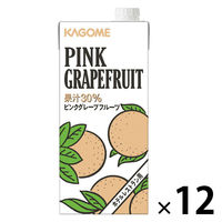 カゴメ ホテルレストラン用 ピンクグレープフルーツ 1Lパック 1セット（12本）