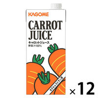 カゴメ ホテルレストラン用 キャロットジュース 1Lパック 1セット（12本）