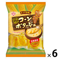 せんべい 個包装 お配り菓子 ソフトせん コーンポタージュ 74g 1セット(1個×6) ホンダ商事
