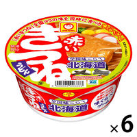 マルちゃん 全国味くらべ赤いきつねうどん北海道 96ｇ 1セット（1個×6） 東洋水産