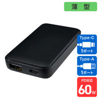 d USB[d ^USBA_v^[ Type-A Type-C PD60W UC-26B(BK) 1iij