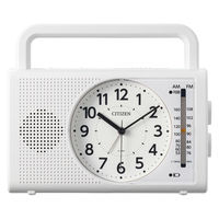 CITIZEN（シチズン）手動発電機内蔵防災クロック　縦152×横179×奥行68mm　1個
