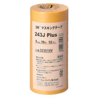 スリーエム ジャパン マスキングテープ 243J Plus 9mmX18m 12巻入り 7010721916 1PK