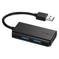 バッファロー USB3.0バスパワー 3ポート ハブ ブラック　BSH3U100U3BKZ BSH3U100U3BKZ 1個