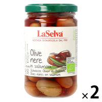 ラセルバ オーガニック ブラックオリーブ 310g 1セット（1個×2）nakato イタリア 有機