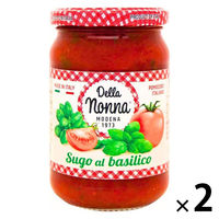 デラノンナ パスタソース トマト＆バジル 2～3人前 1セット（1個×2）nakato