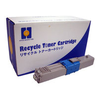 沖データ（OKI）用 リサイクルトナー TNR-C4KY1タイプ イエロー 1個（わけあり品）