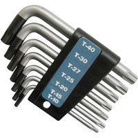 ベストツール 7pcsトルクスねじ用レンチ ヘックスロブ THP-007 1セット（わけあり品）