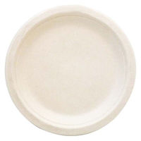 Gracz（グレース）バガス プレート ナチュラル 18cm 1袋（50枚入）（わけあり品）