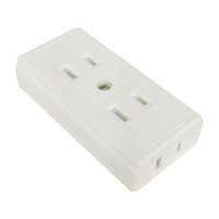 オーム電機 テーブルタップ 補修用 3個口 白 ホワイト HS-H153TT/W 1個（わけあり品）