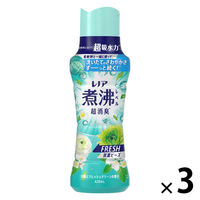 レノア 超消臭 煮沸レベル消臭 抗菌ビーズ FRESH フレッシュグリーン 本体 420mL 1セット（1個×3） 抗菌 P＆G