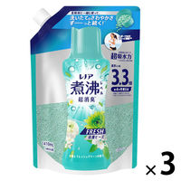 レノア 超消臭 煮沸レベル消臭 抗菌ビーズ FRESH フレッシュグリーン 詰め替え 超特大 1410mL 1セット（1個×3） 抗菌 P＆G