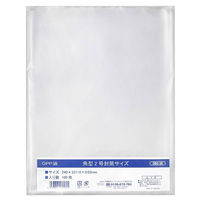 伊藤忠リーテイルリンク OPP袋（テープなし） 角形2号封筒サイズ 透明袋 1袋（100枚入）（わけあり品）