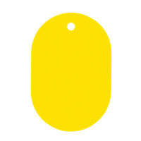 オープン工業 オープン工業　番号札　無地　小　25枚　黄　BF-41-YE BF-41-YE 1ケース（25枚入）（わけあり品）