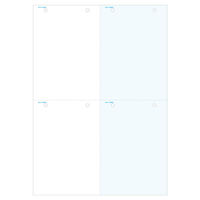 ヒサゴ マルチプリンタ帳票B4カラー 4面 8穴 BP2051 1袋（わけあり品）