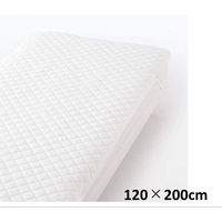 無印良品 乾きやすい 抗菌わたベッドパッド ゴム付 SD 120×200cm 良品計画（わけあり品）