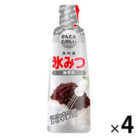かき氷 シロップ 夏祭り 井村屋　氷みつ みぞれ 330g 1セット(1個×4) 井村屋