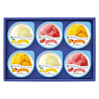 〈東京風月堂〉凍らせて食べるフルーツシャーベット6個入 １箱 三越伊勢丹　手土産　アイス　お中元　サマーギフト　お菓子　夏