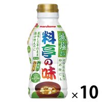 マルコメ 液みそ 料亭の味減塩 430g 10本 だし入り 味噌